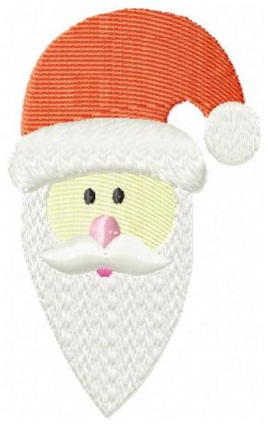 Weihnachtsmann / Nikolaus Stickdatei für 10x10er Rahmen